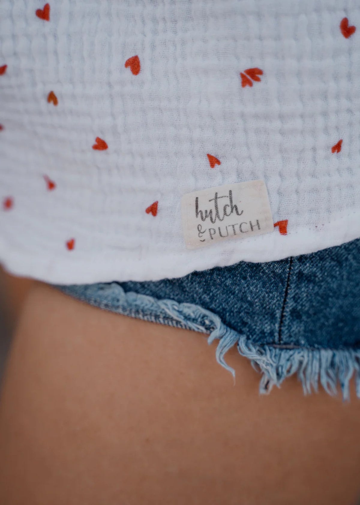 Musselin-Bluse MAJA little love edition