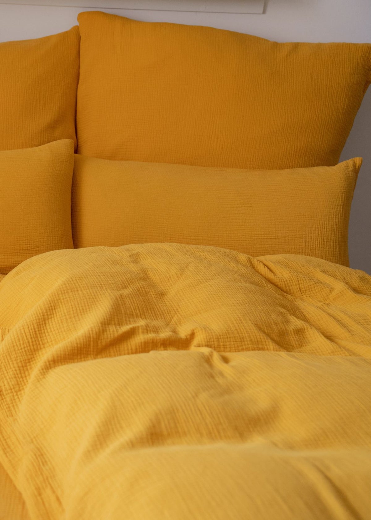 Musselin-Kissenbezug ELIANE sunflower