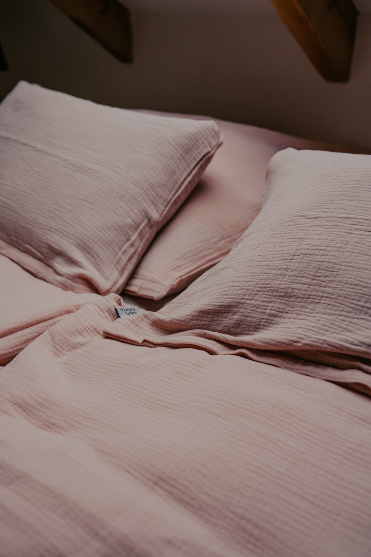 Musselin-Duvetbezug ELIANE blush