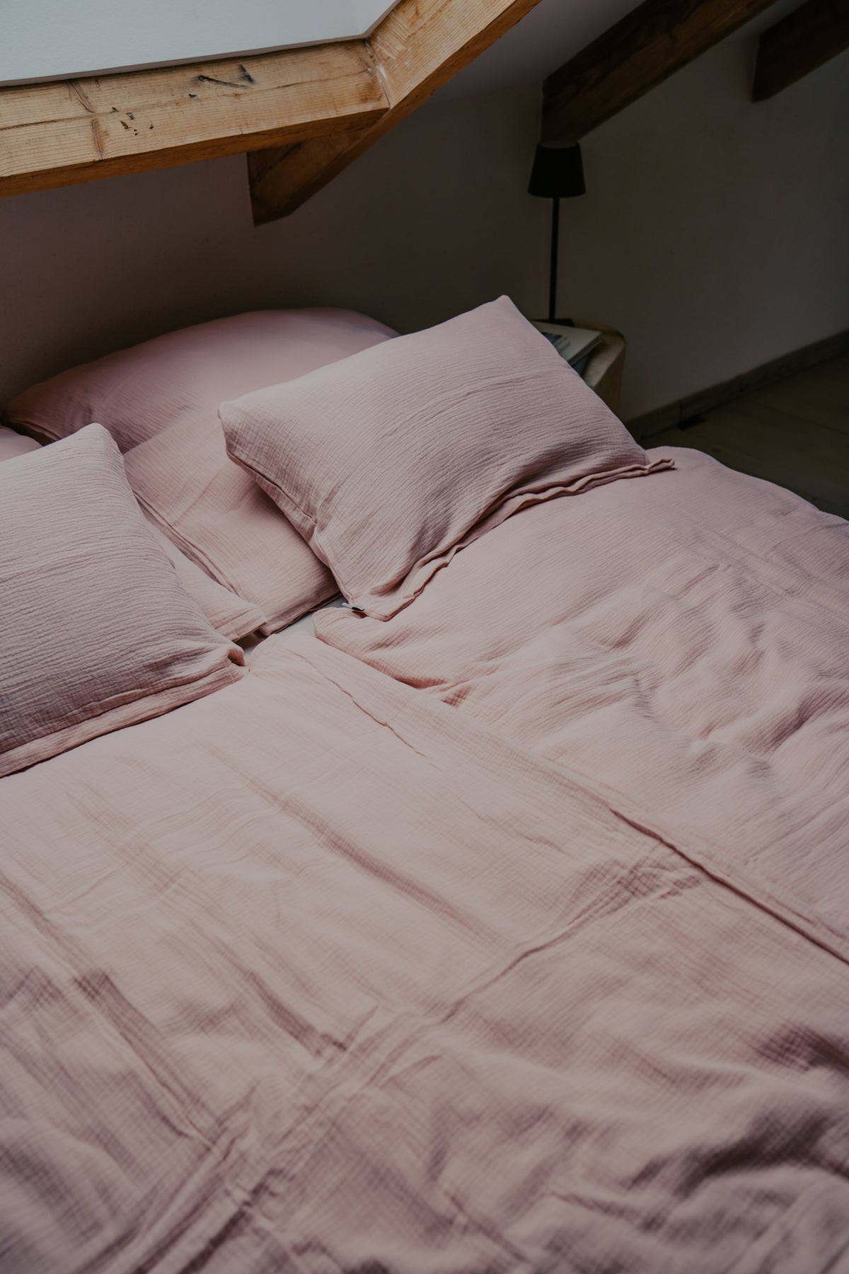 Musselin-Duvetbezug ELIANE blush