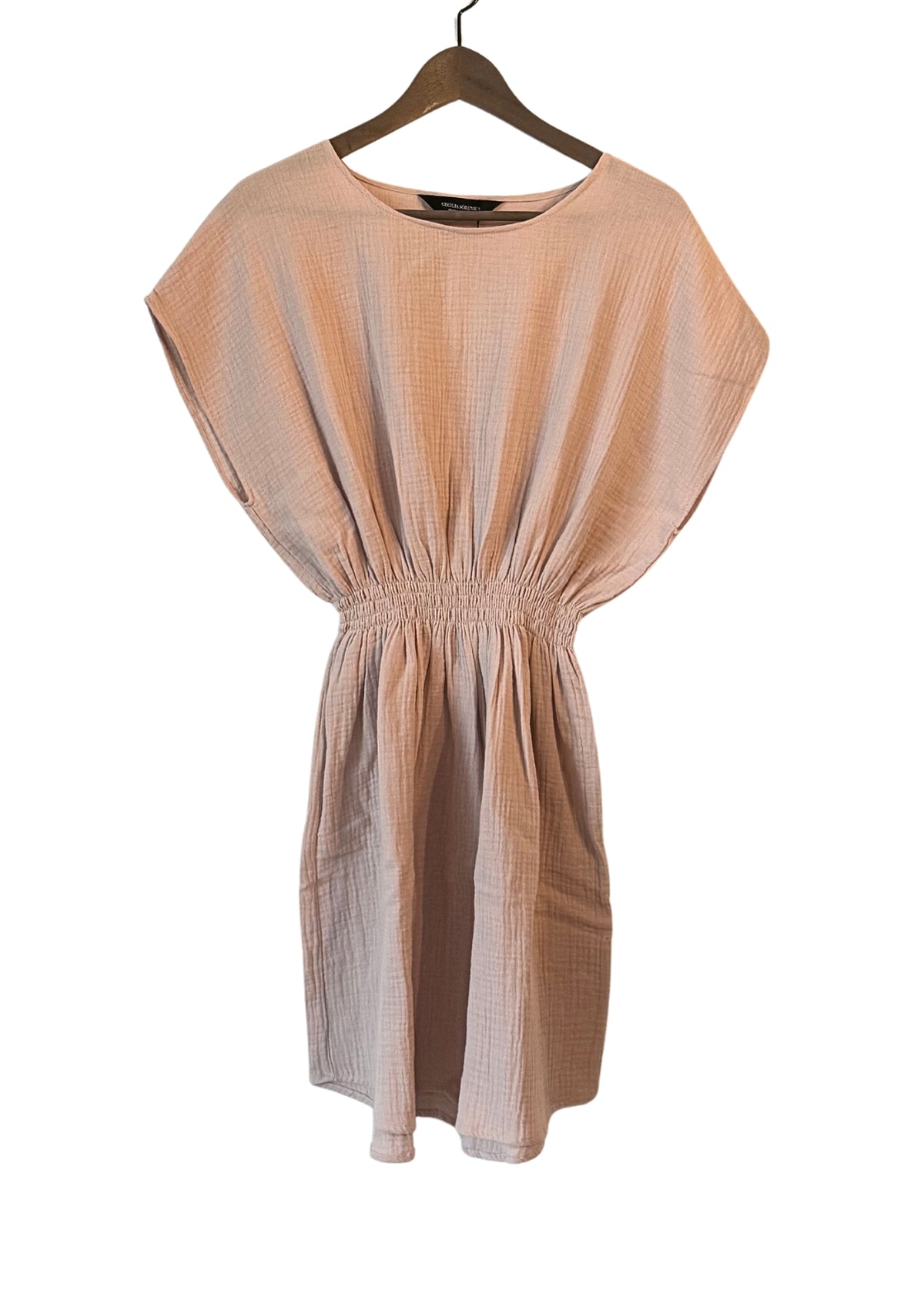 Musselin-Mini-Kleid MAGNOLIA rosa