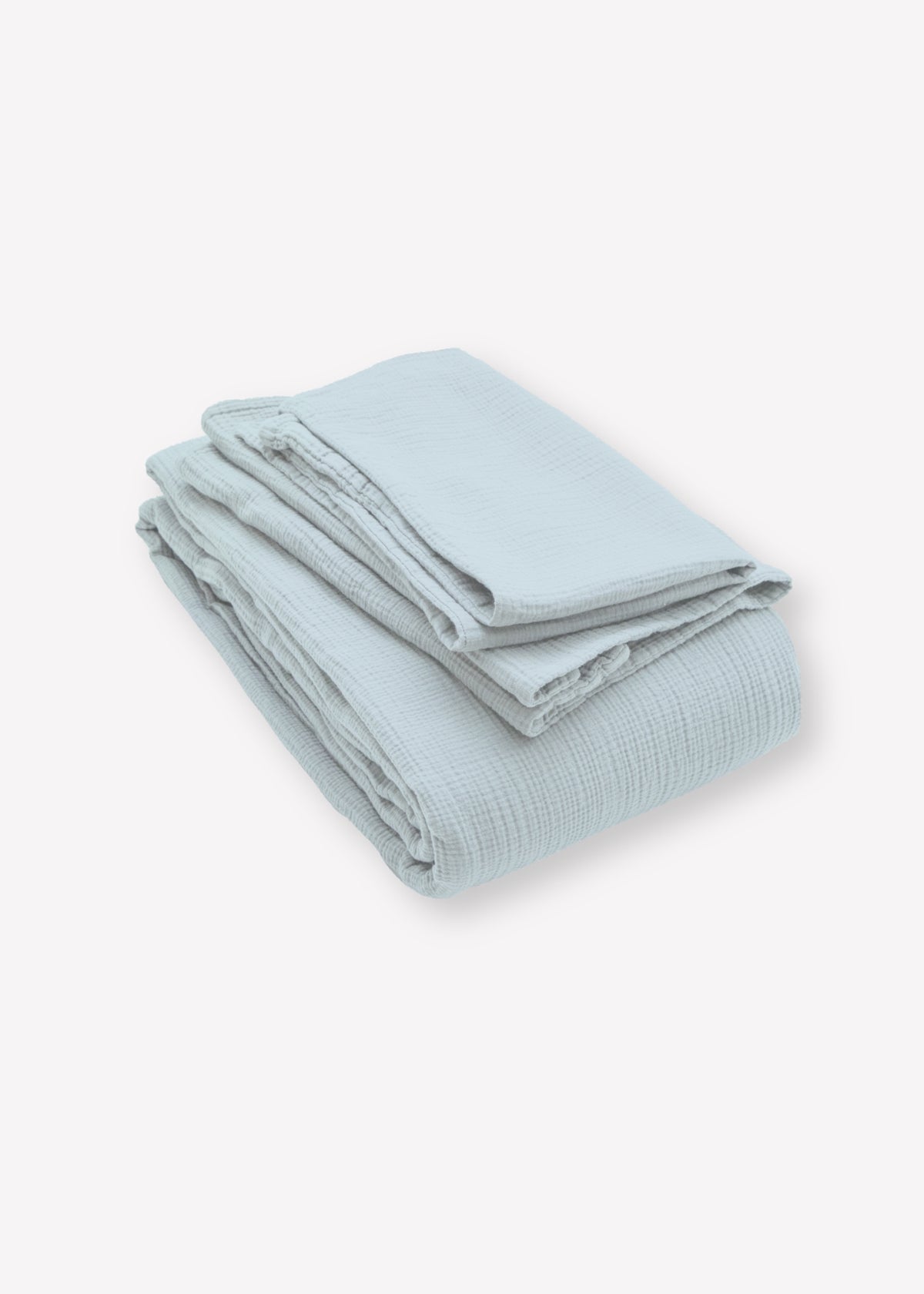 JULA Mint Muslin Duvet Cover