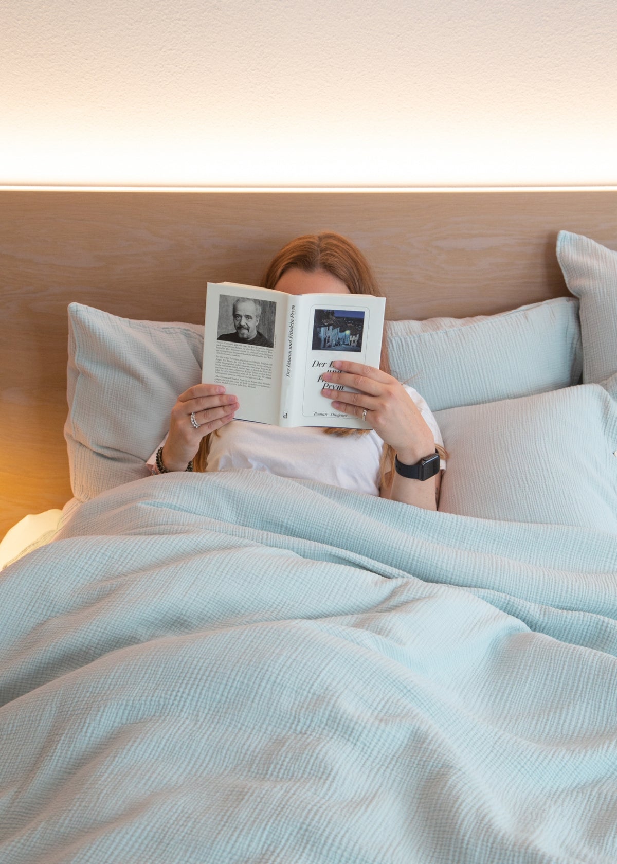 JULA Mint Muslin Duvet Cover