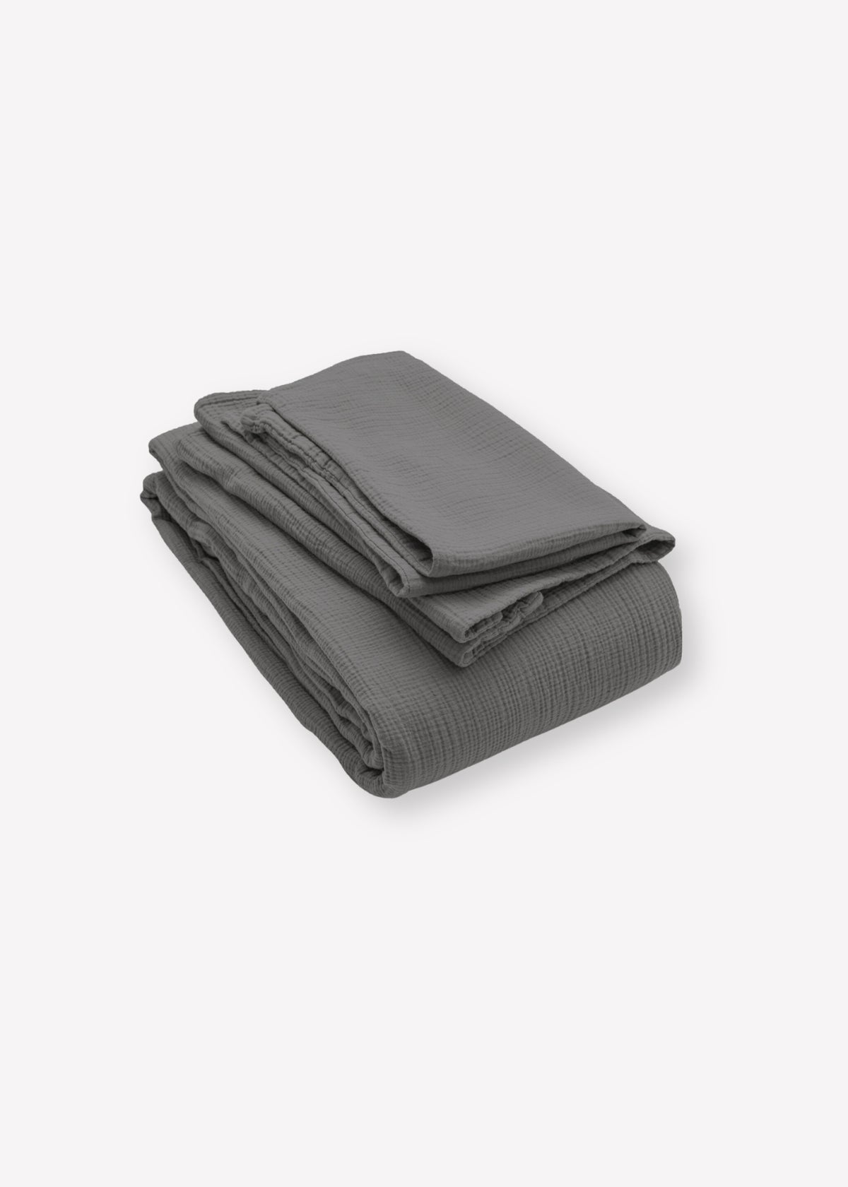 JULA Muslin Pillowcase, Anthracite