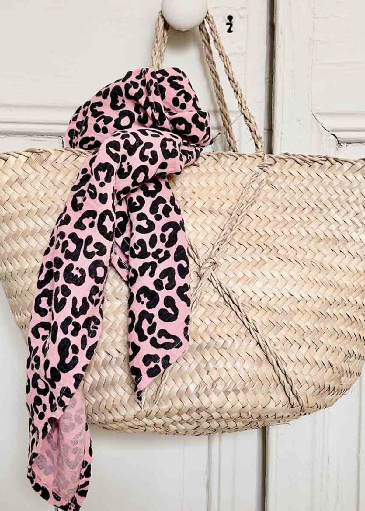 Musselin-Halstuch BIANCA graou strawberry