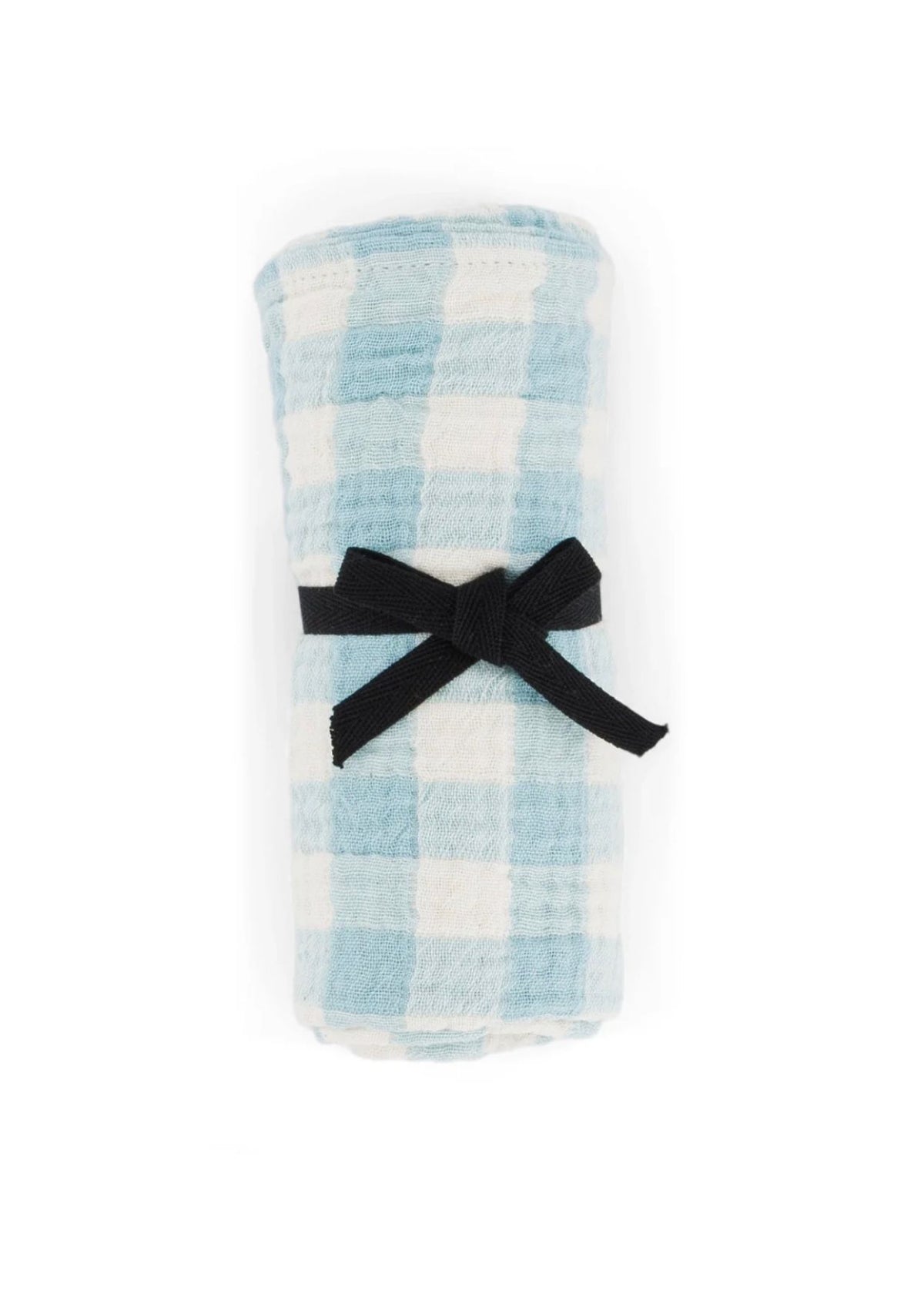 Musselin-Halstuch BIANCA vichy bleu