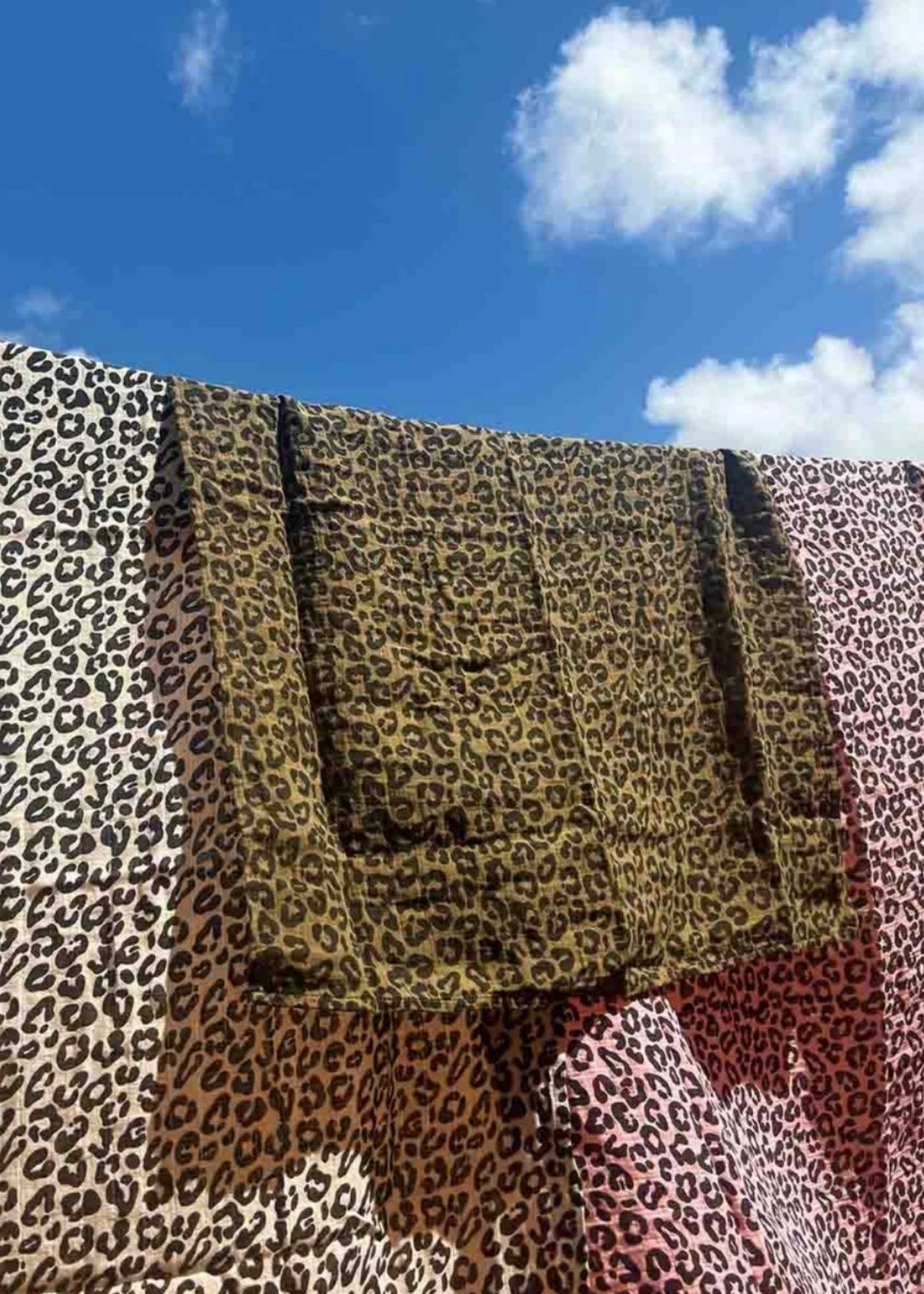 Musselin-Pareo LOUISA graou olive