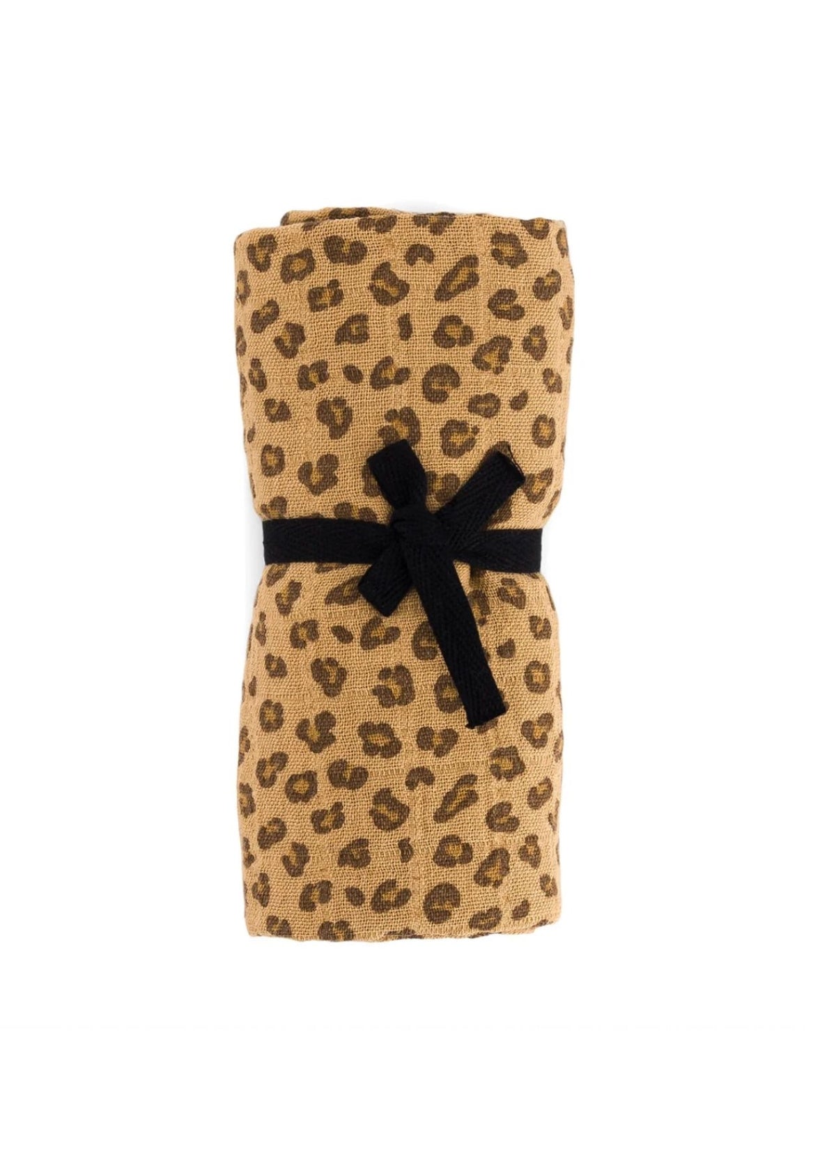 Musselin-Halstuch BIANCA mini leopard café