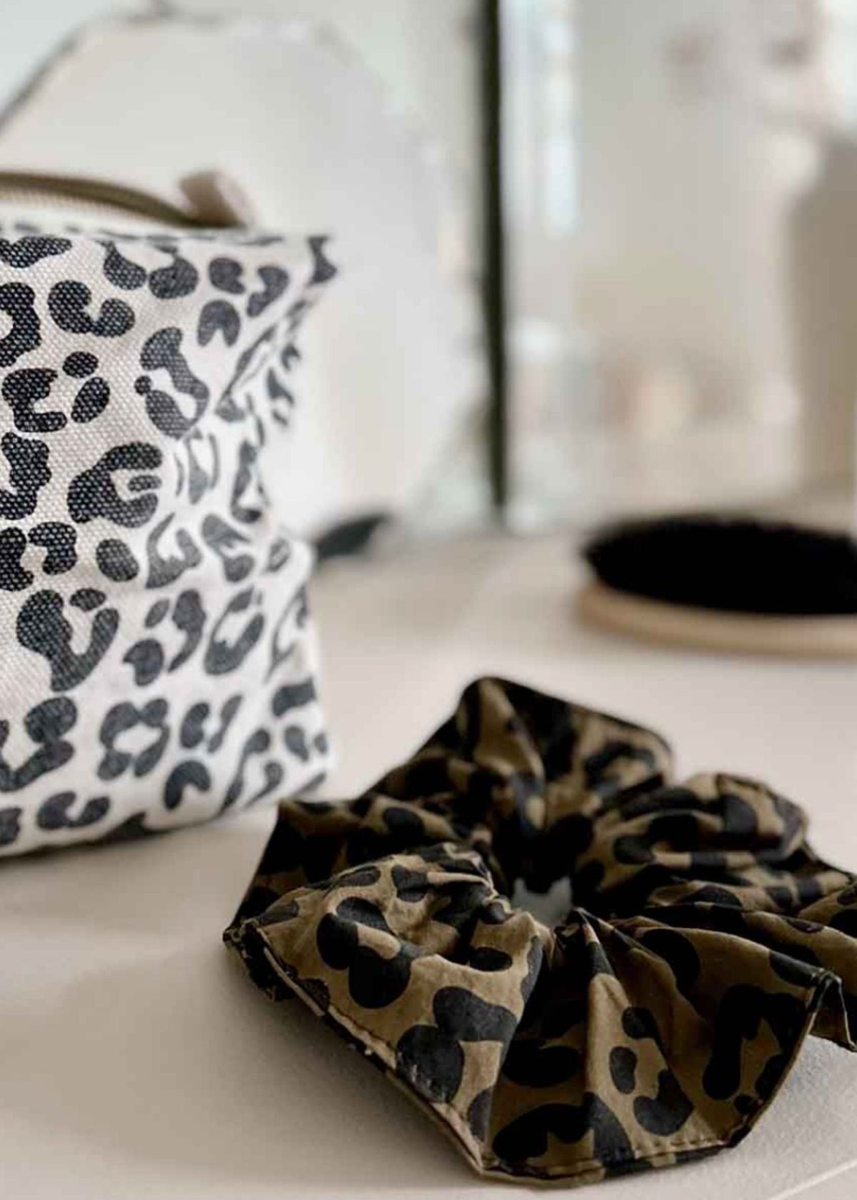 Musselin-Scrunchie CHOUCHOU graou olive