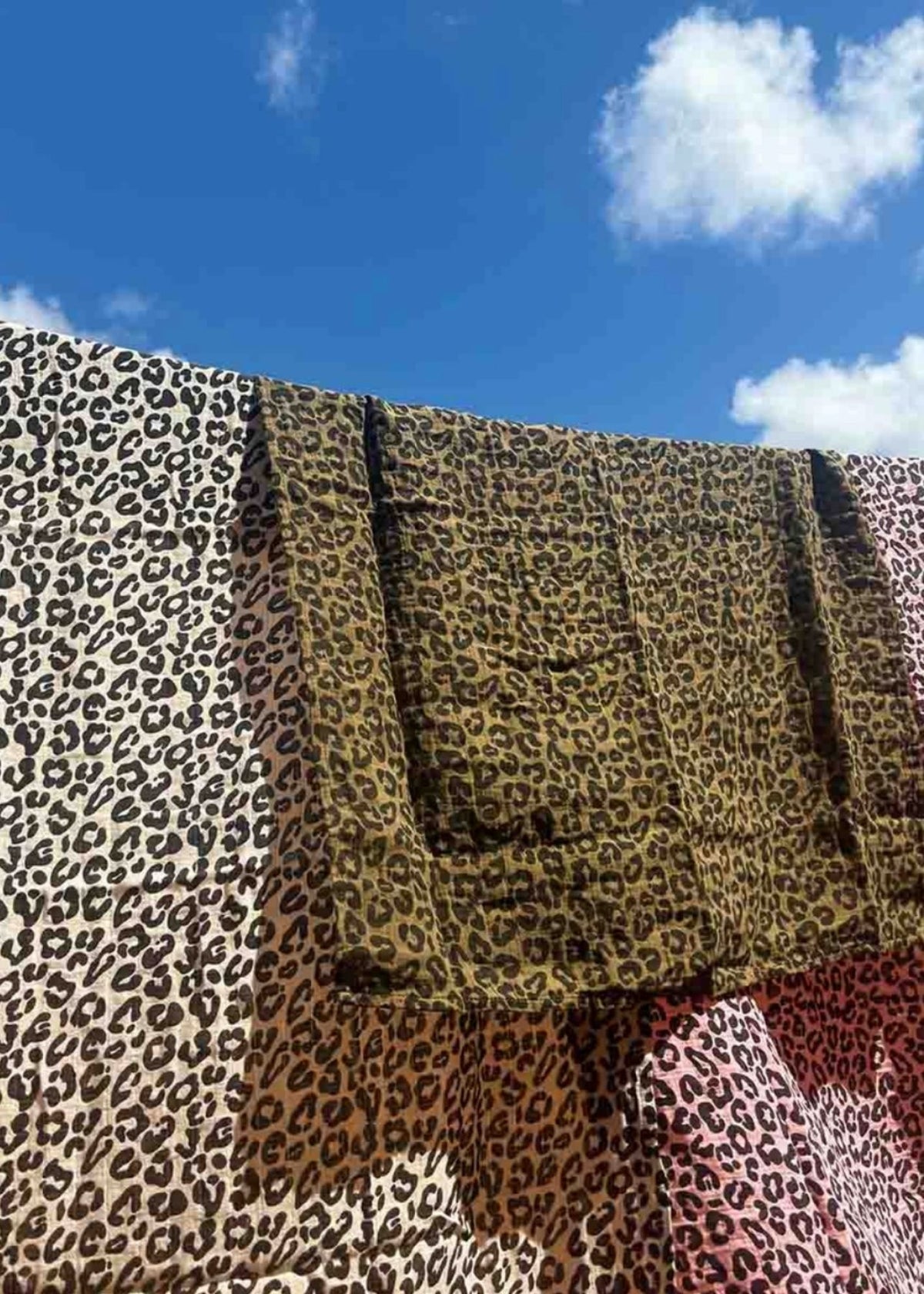 Musselin-Strandtuch LOUISA graou olive