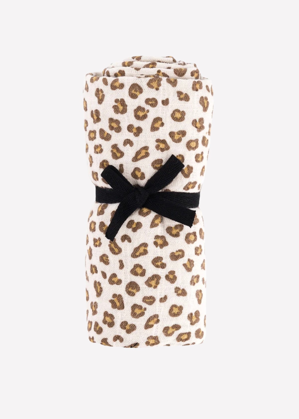 Musselin-Strandtuch LOUISA mini leopard greige