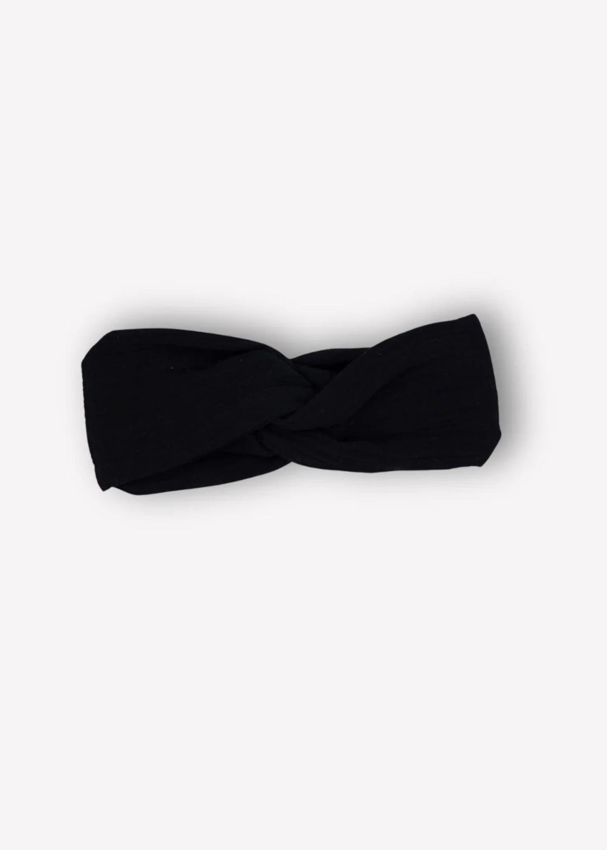 NOLA Black Muslin Headband