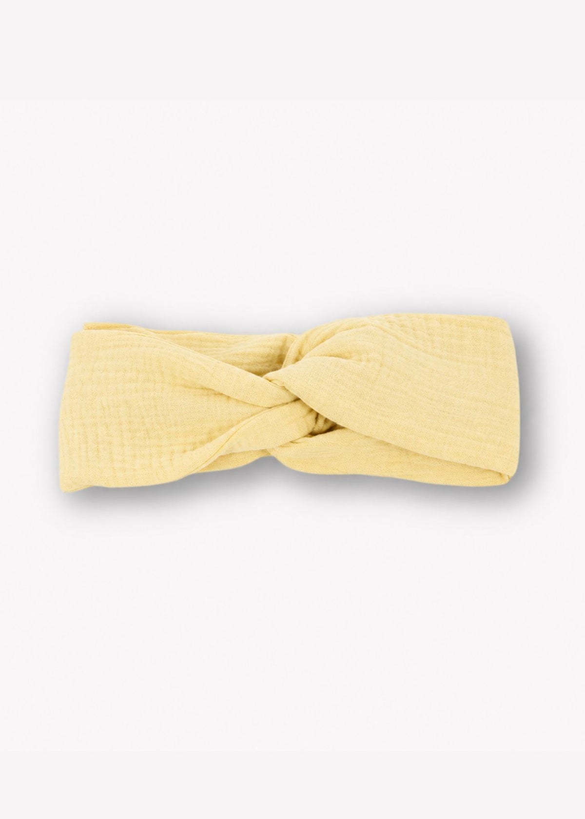NOLA Soft Yellow Muslin Headband