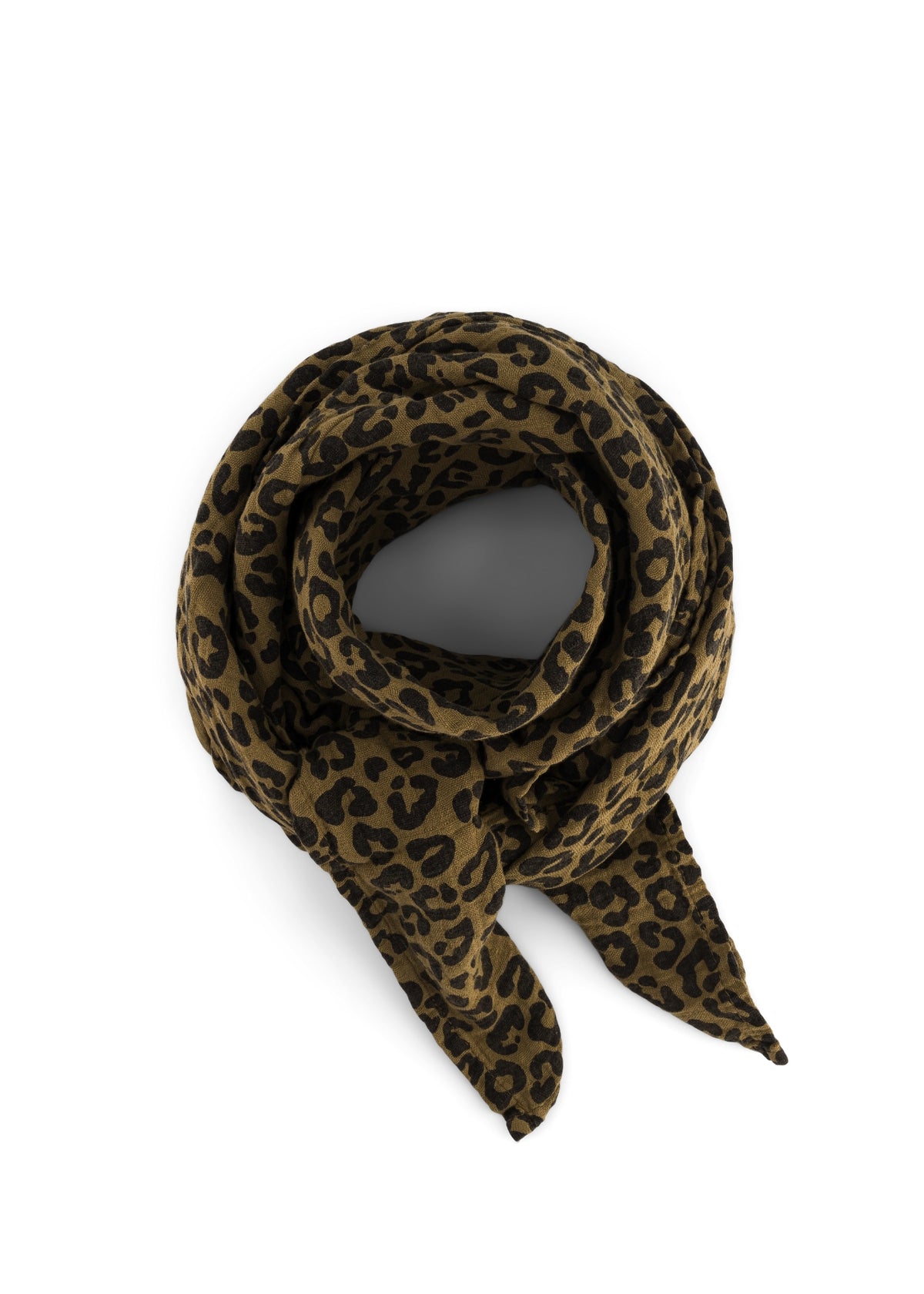 Musselin-Halstuch BIANCA graou olive