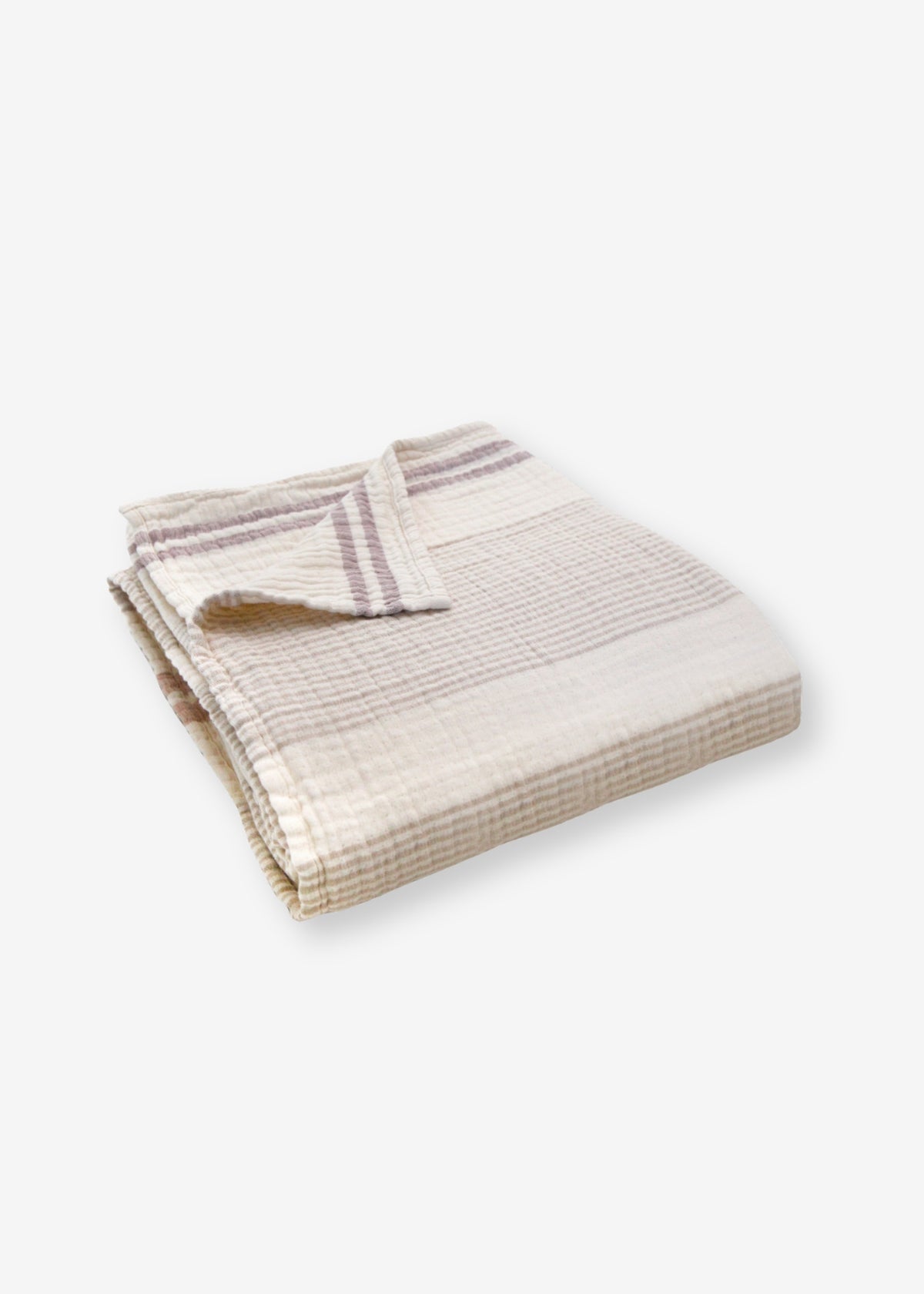 Couverture en mousseline NILS rose