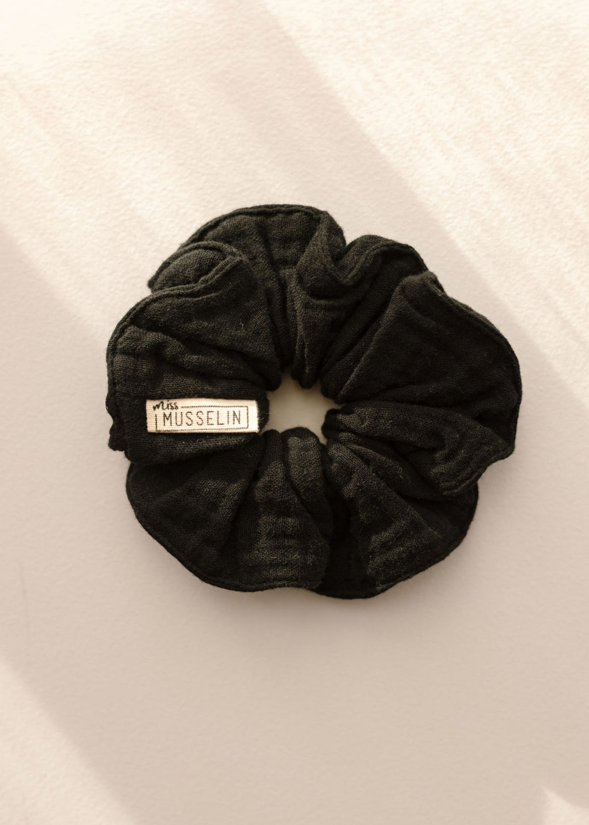 Mousseline-Scrunchie RIVA noir