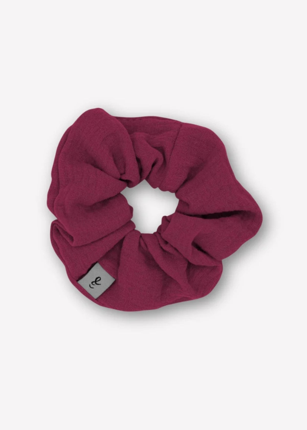 Mina Red-Violet Muslin Scrunchie