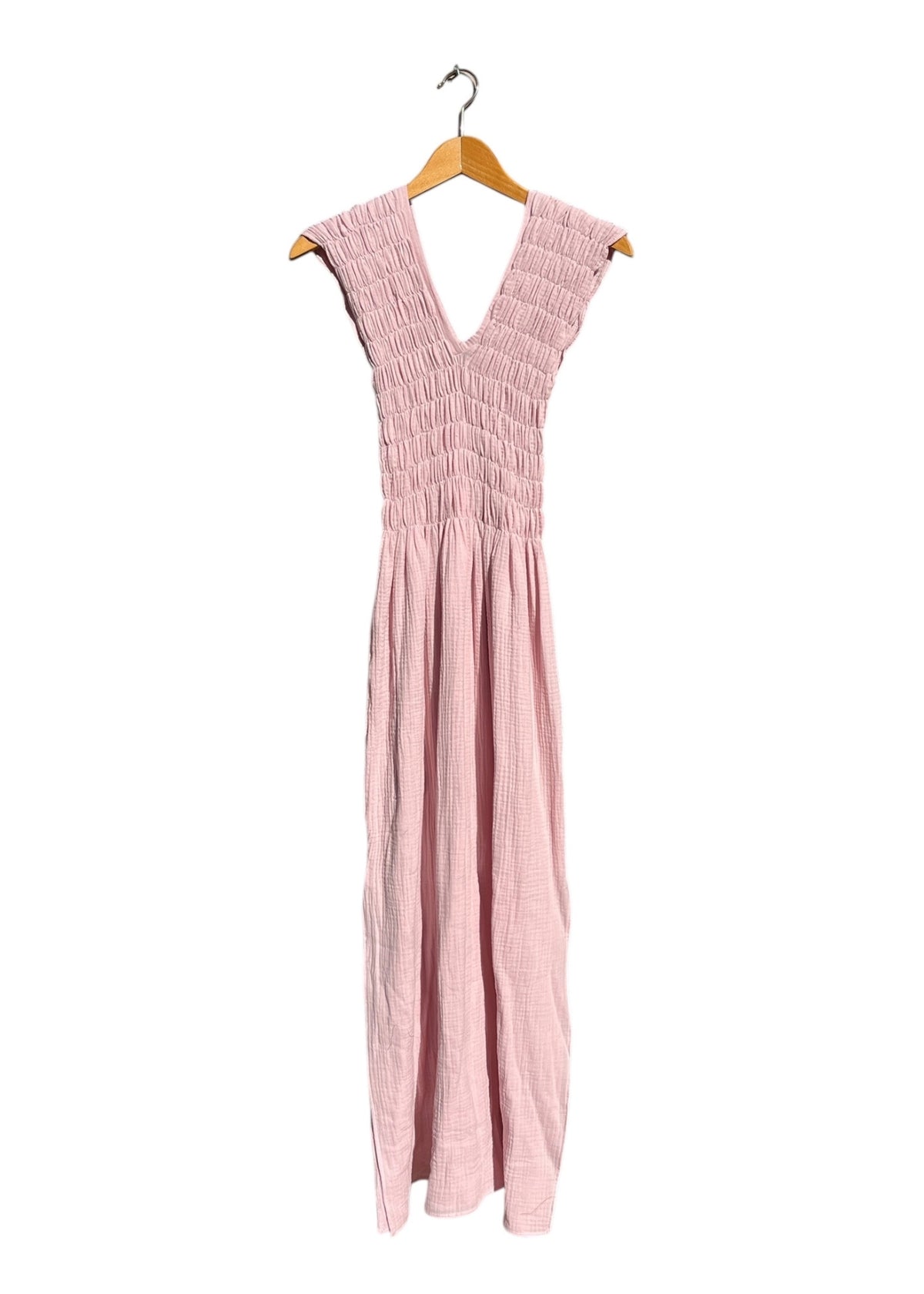 Musselin-Kleid ALBAZER soft pink